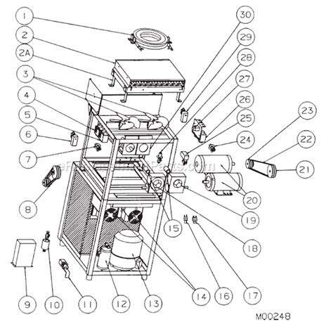 electro freezer parts diagram